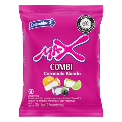 Caramelo blando MAX combi sabores surtidos